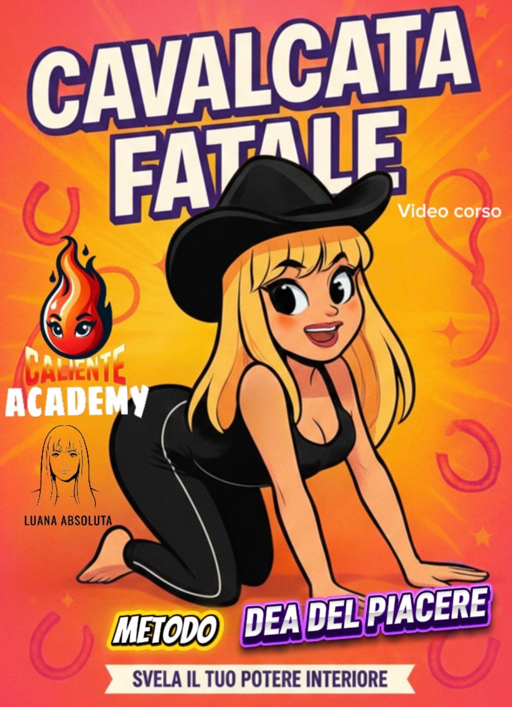video corso CAVALCATA FATALE® – Metodo DEA DEL PIACERE by Luana Absoluta