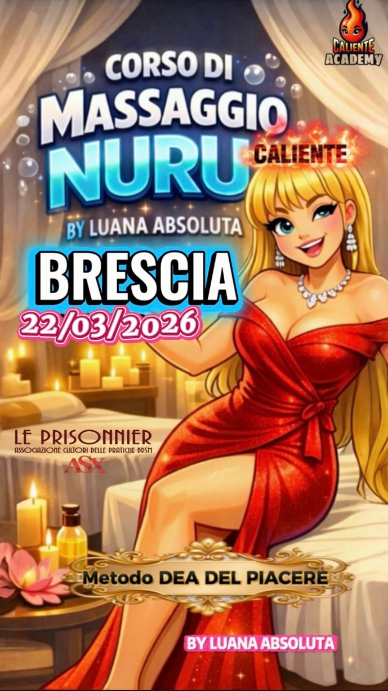 corso Massaggio NURU CALIENTE® In presenza ( BRESCIA ) 22/03/2026