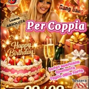 Evento COMPLEANNO LUANA ABSOLUTA per coppie